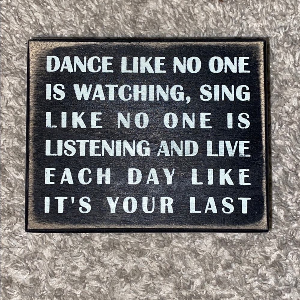 Vintage memo sign!